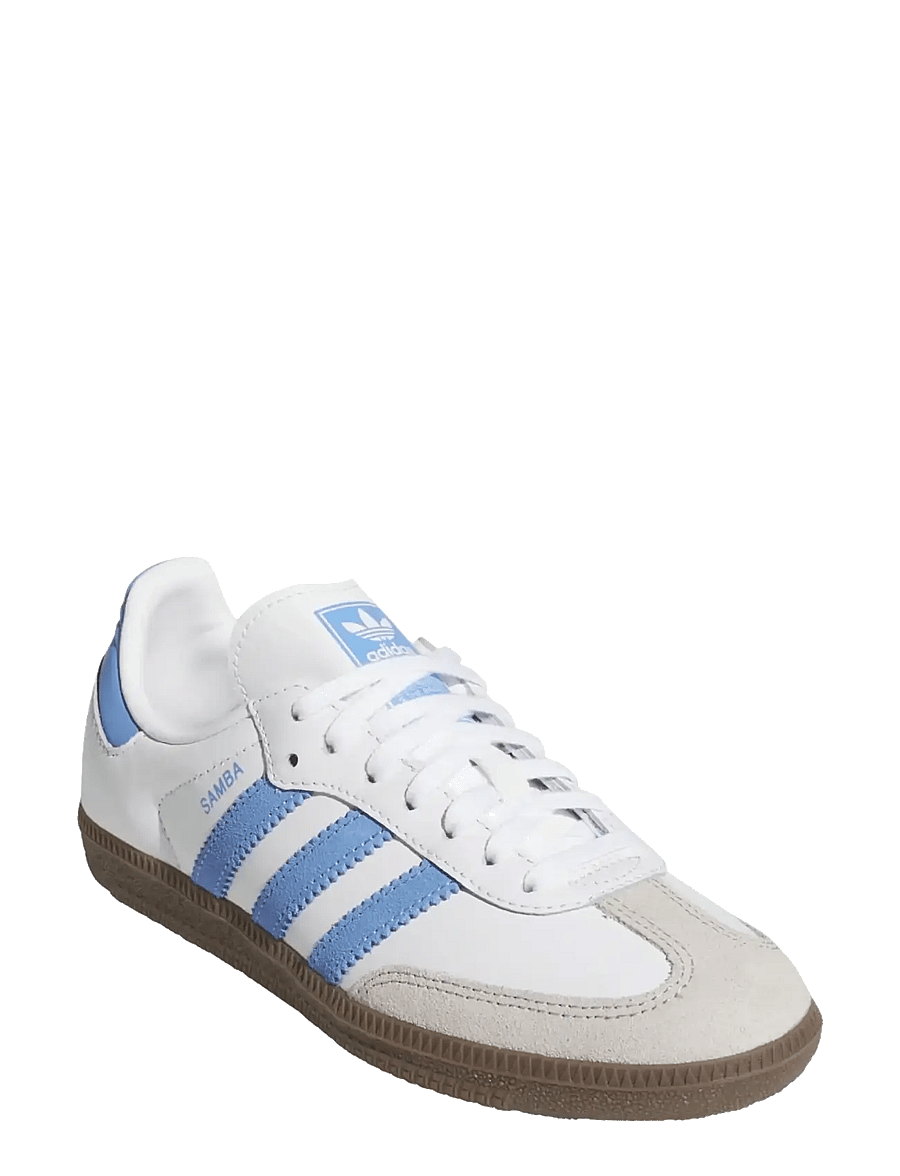 adidas Originals - SAMBA OG J - tennised - ftwwht/blufus/gum5 - 0