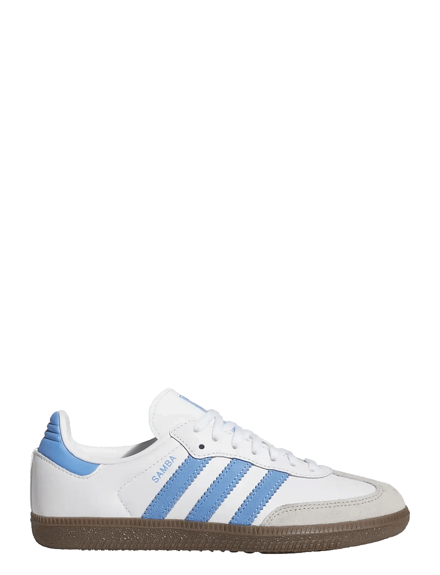 adidas Originals - SAMBA OG J - tennised - ftwwht/blufus/gum5 - 1