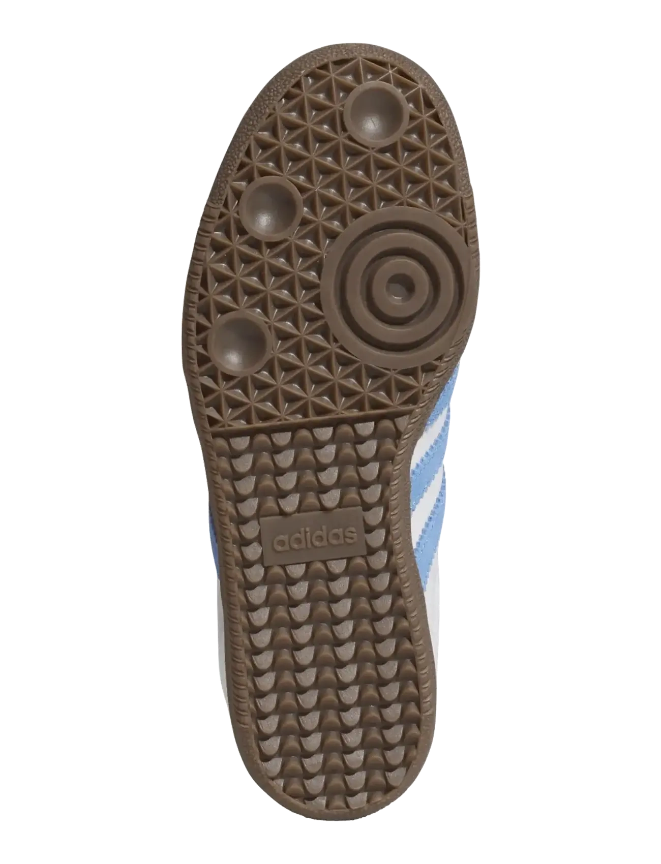 adidas Originals - SAMBA OG J - lave sneakers - ftwwht/blufus/gum5 - 5