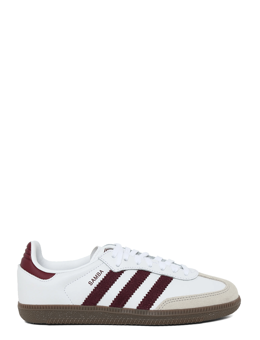 adidas Originals - SAMBA OG J - tennised - ftwwht/maroon/gum5 - 2