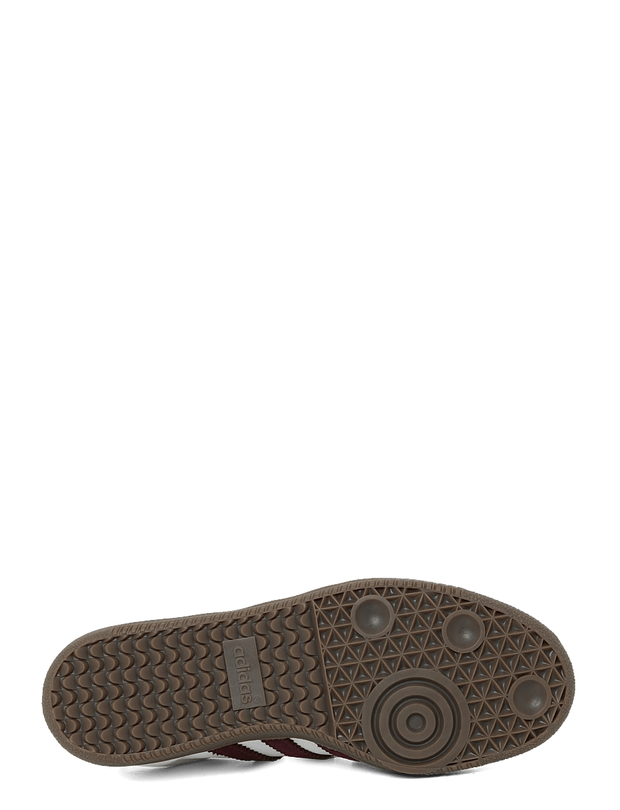 adidas Originals - SAMBA OG J - tennised - ftwwht/maroon/gum5 - 4