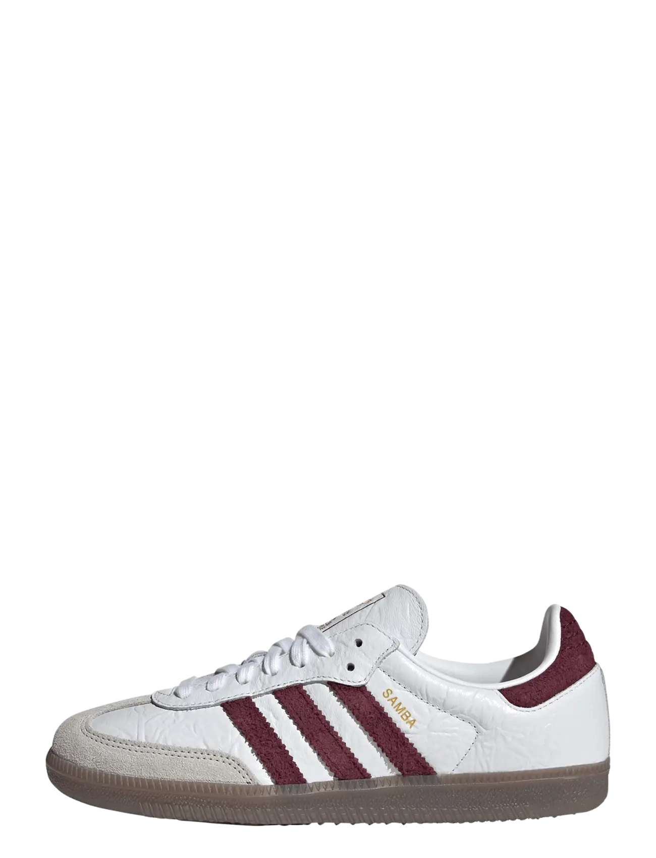 adidas Originals - SAMBA OG W - lave sneakers - ftwwht/maroon/gum5 - 1