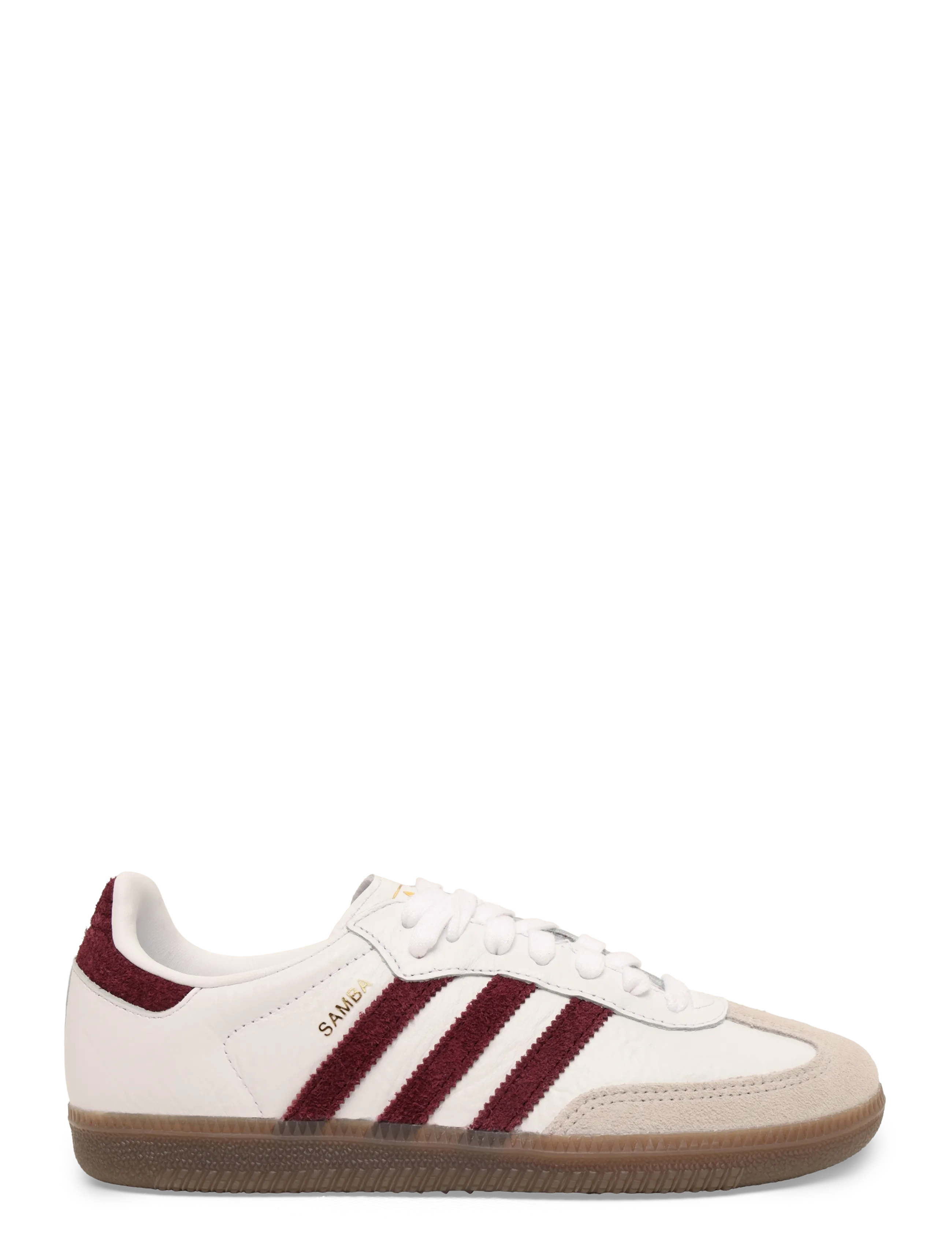 adidas Originals - SAMBA OG W - ftwwht/maroon/gum5 - 2