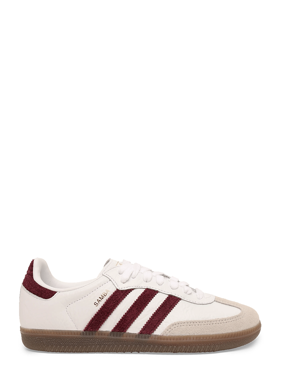 adidas Originals - SAMBA OG W - niedrige sneakers - ftwwht/maroon/gum5 - 2
