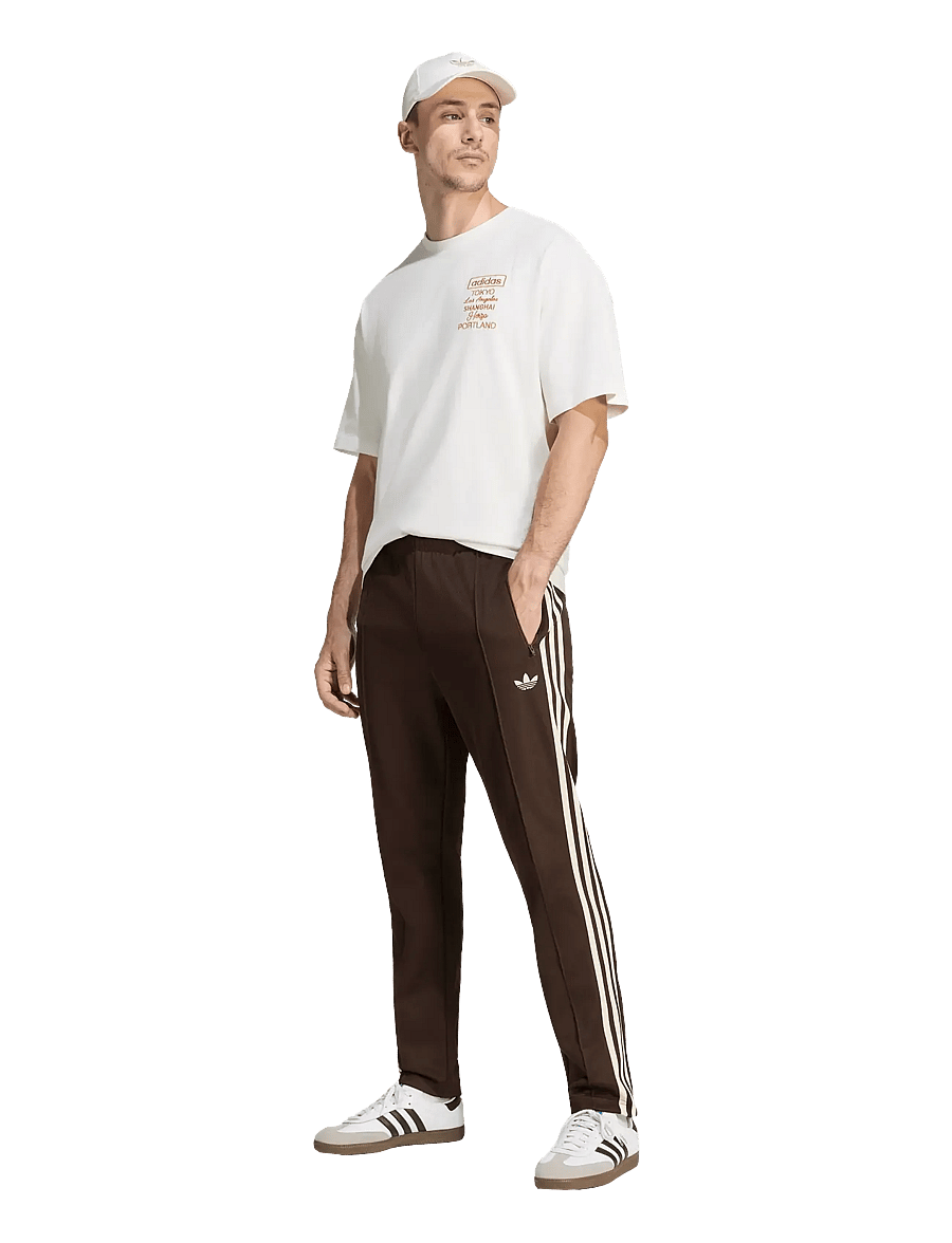 adidas Originals - BECKENBAUER TP - sports pants - auco/wonwhi - 0