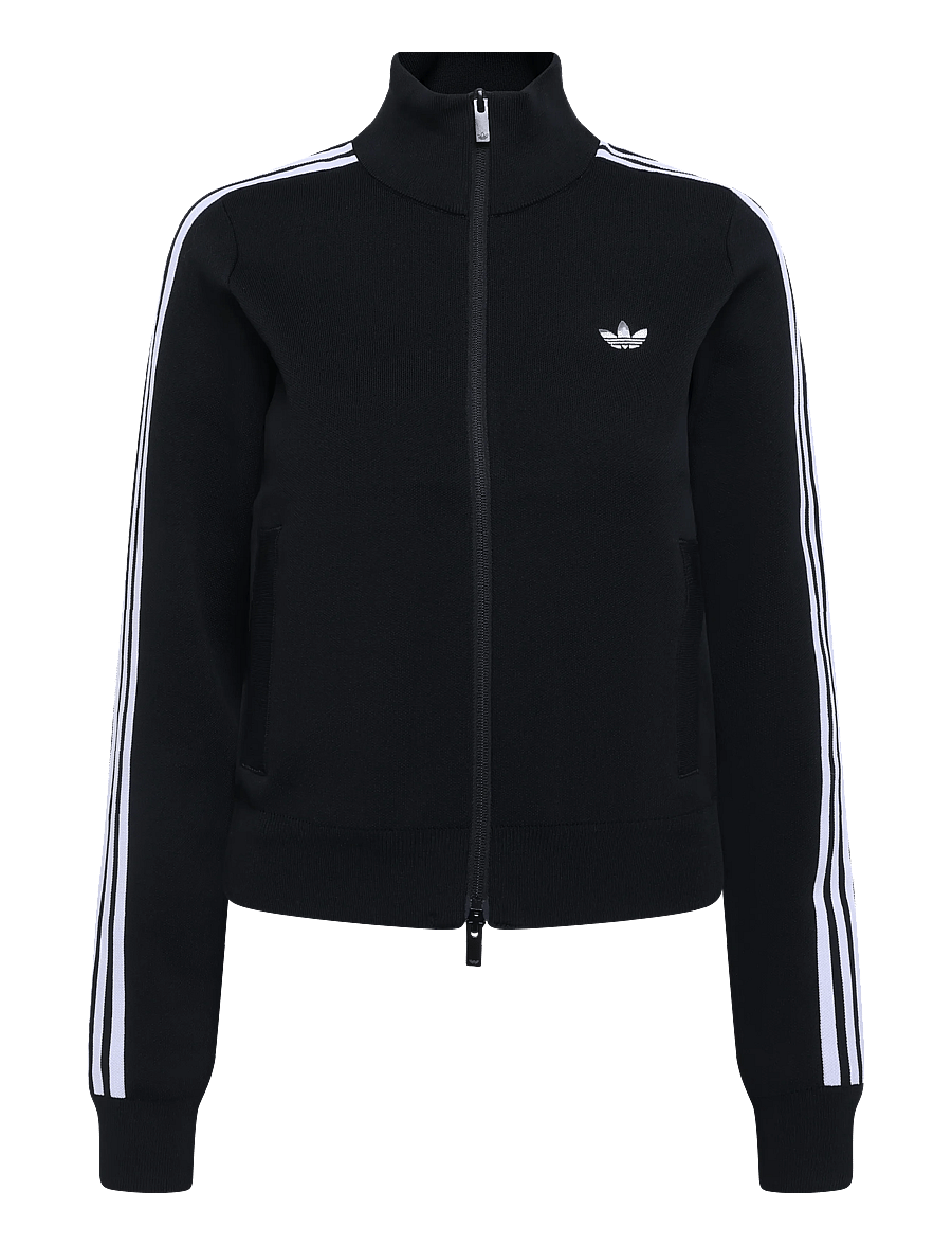 adidas Originals - SLIM KNIT TT - casual jackets - black - 0