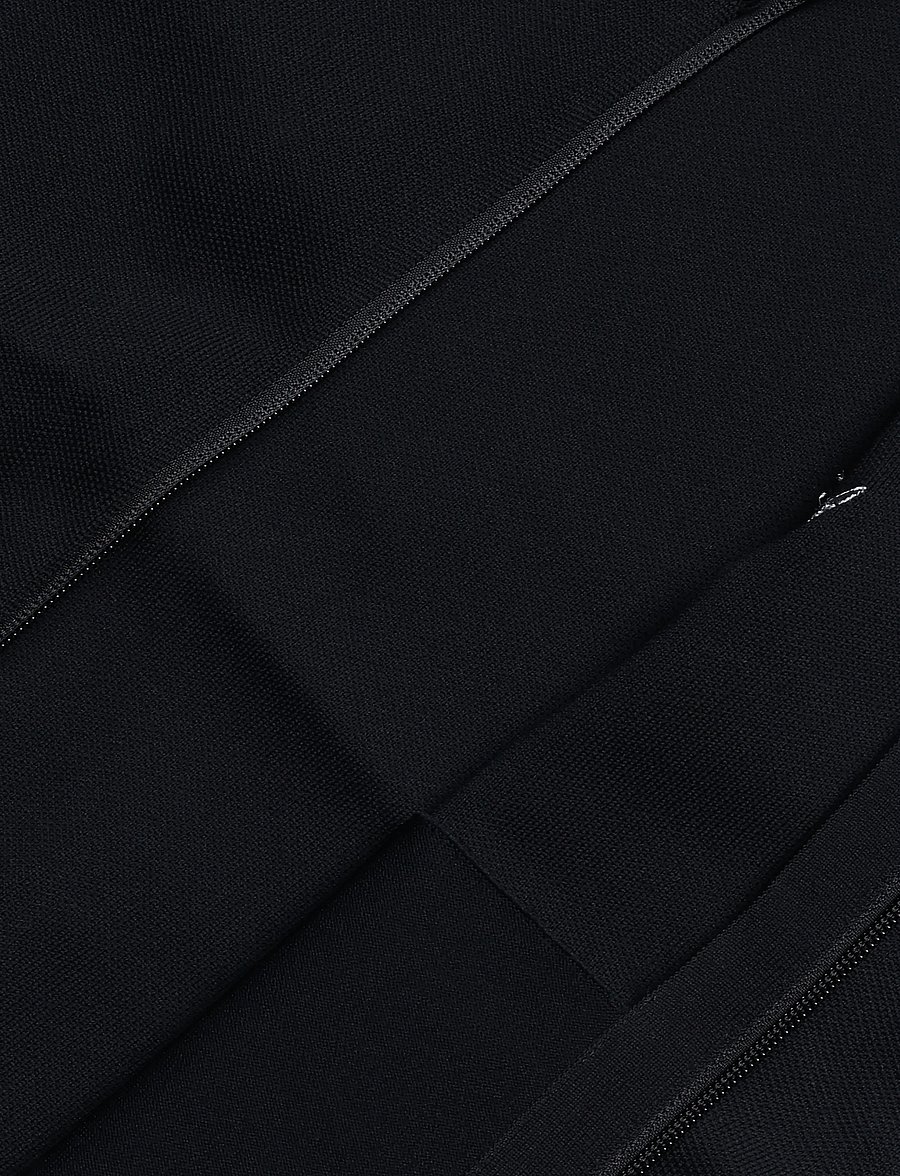 adidas Originals - SLIM KNIT TT - casual jackets - black - 4