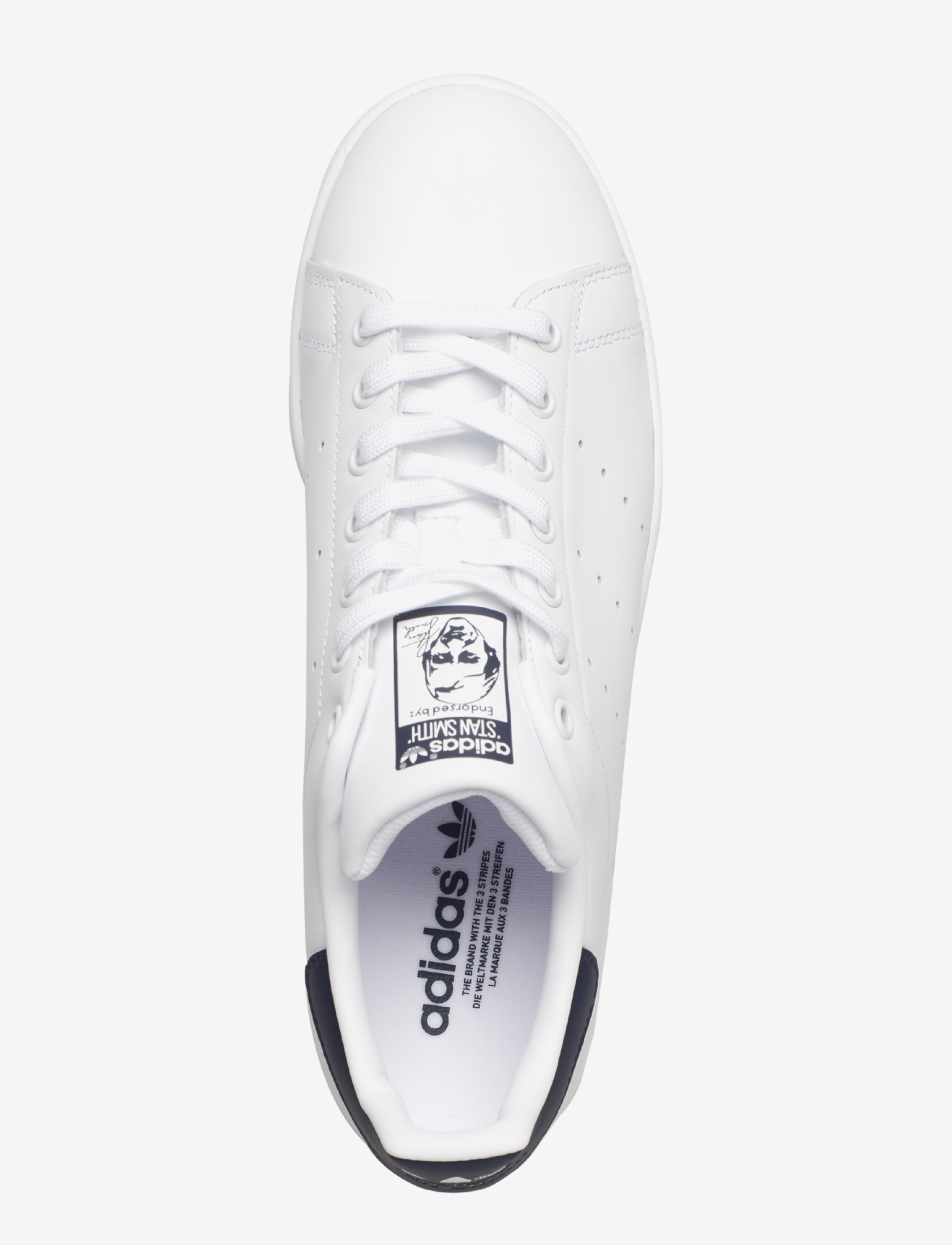 adidas Originals - STAN SMITH - kõrge säärega tossud - cwhite/cwhite/dkblue - 3
