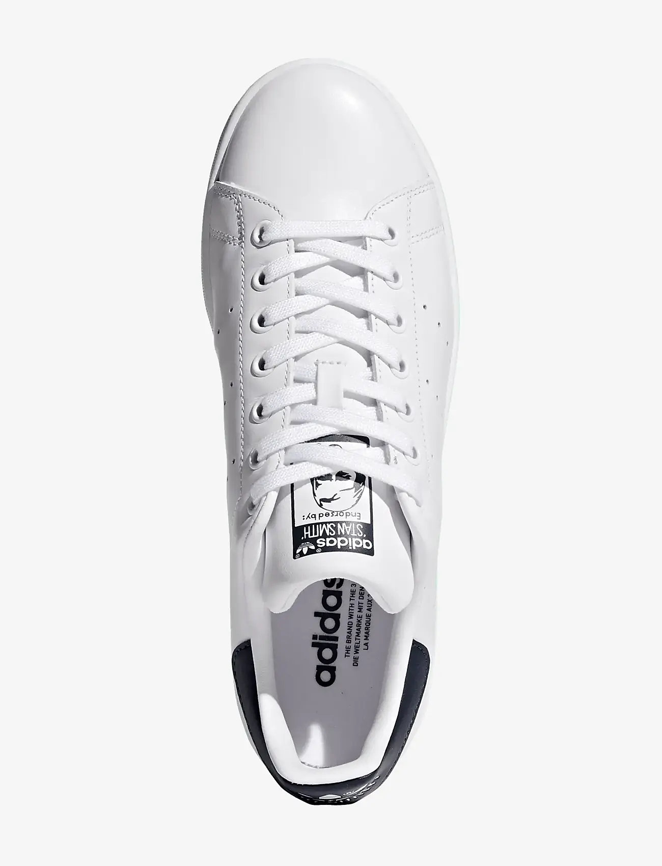adidas Originals - STAN SMITH - låga sneakers - cwhite/cwhite/dkblue - 4