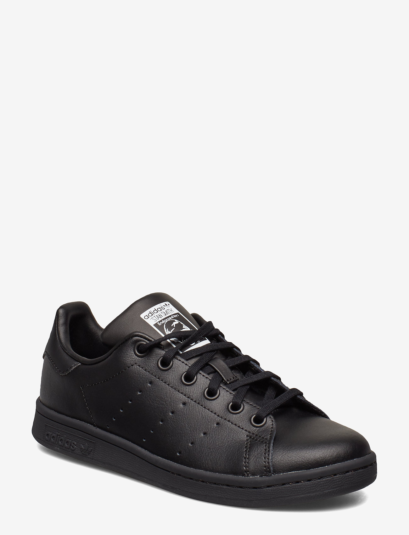 adidas Originals - STAN SMITH J - black/black/ftwwht - 0