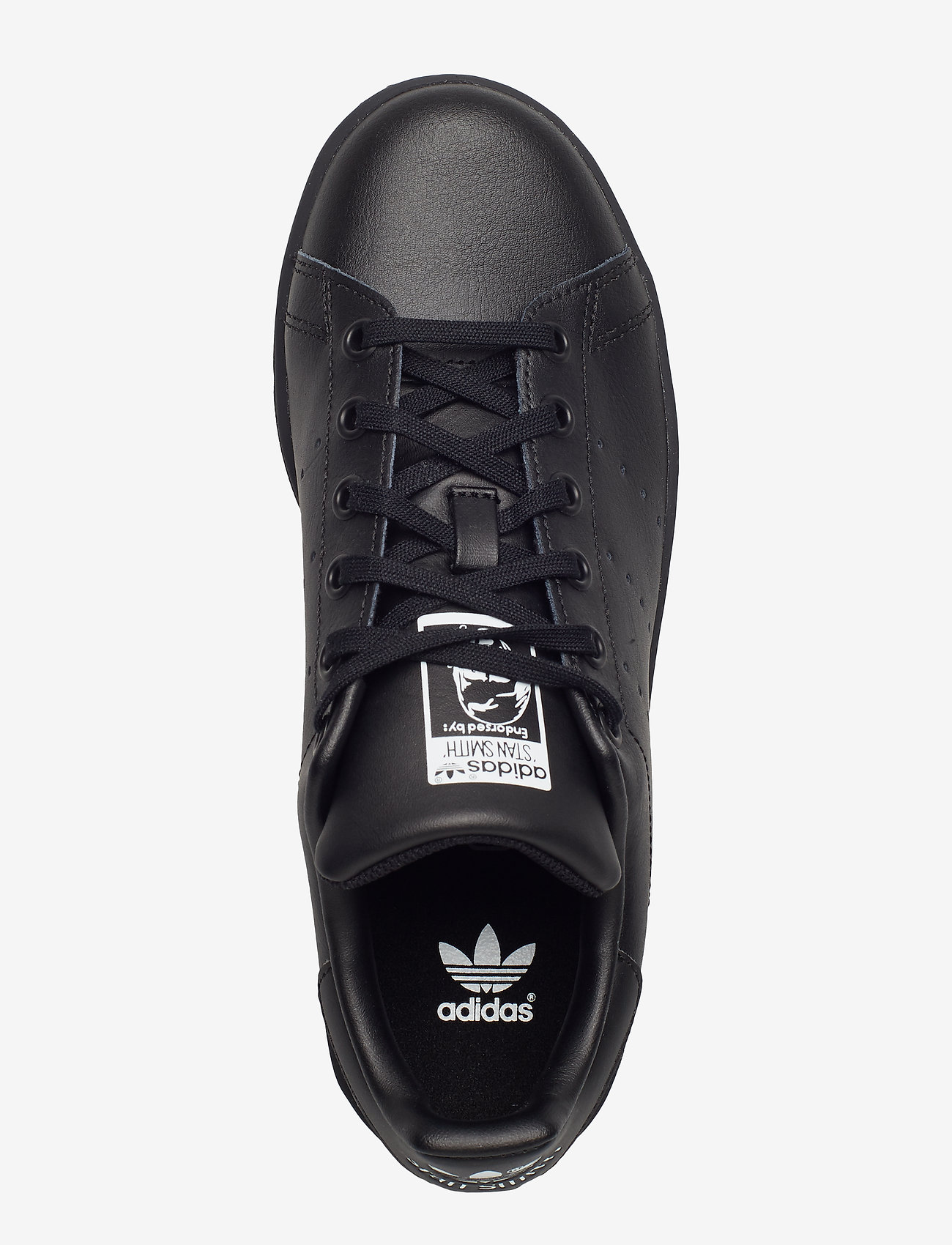 adidas Originals - STAN SMITH J - black/black/ftwwht - 3
