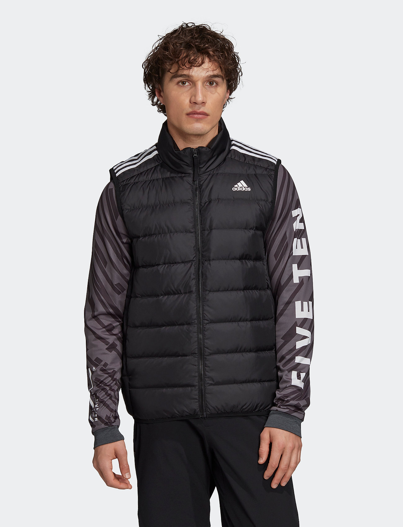 adidas Sportswear - Essentials Light Down Vest - vårjackor - black - 0
