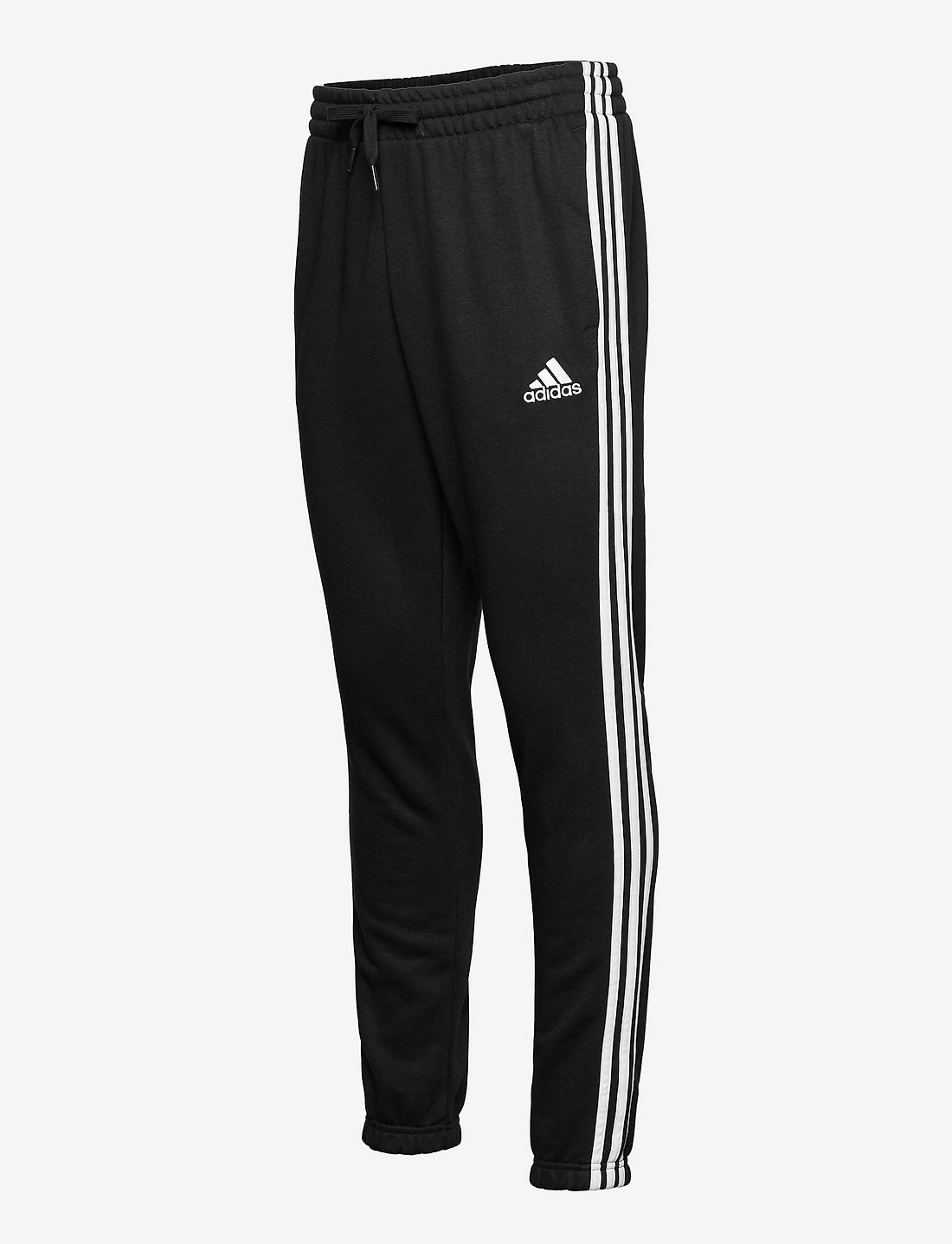 Black and top white adidas joggers