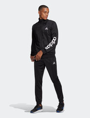 adidas Sportswear - M LIN TR TT TS - tracksuits - black/white - 4