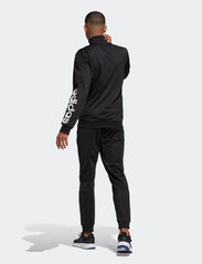 adidas Sportswear - M LIN TR TT TS - joggingsæt - black/white - 5