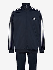 adidas Sportswear - Primegreen Essentials 3-Stripes Track Suit - vidējais slānis – virsjakas - legink/white - 0