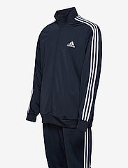 adidas Sportswear - Primegreen Essentials 3-Stripes Track Suit - megztiniai ir džemperiai - legink/white - 2