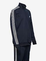 adidas Sportswear - Primegreen Essentials 3-Stripes Track Suit - megztiniai ir džemperiai - legink/white - 3