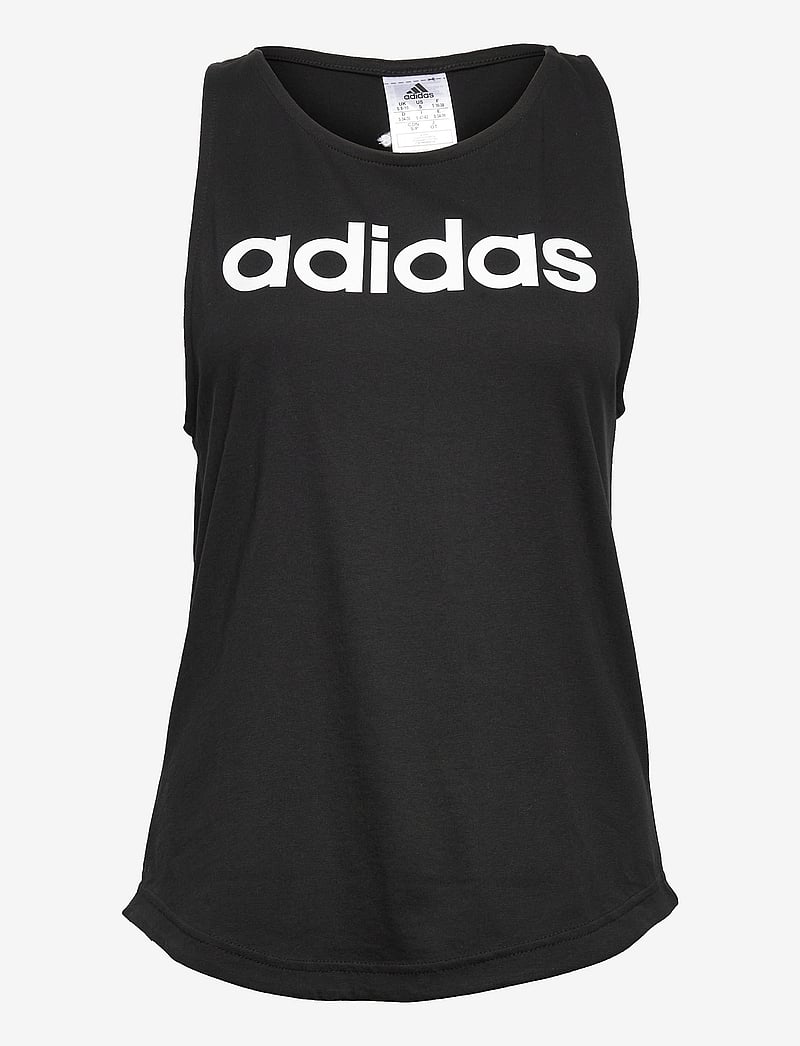 adidas Sportswear - ESSENTIALS LOOSE LOGO TANK TOP - tanktops - black/white - 1