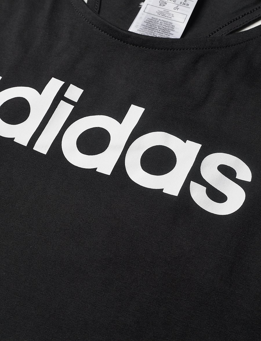 adidas Sportswear - ESSENTIALS LOOSE LOGO TANK TOP - black/white - 4