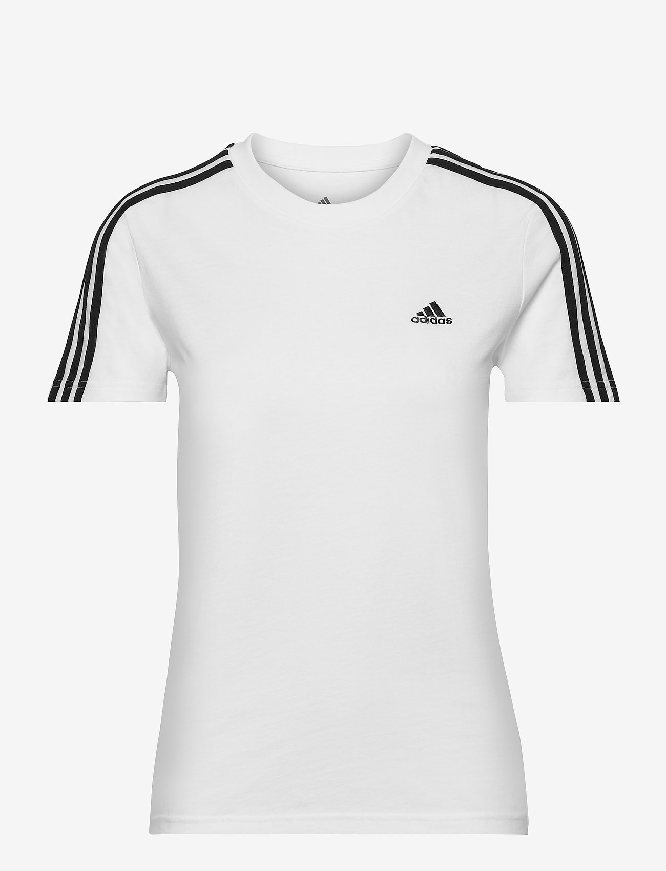 adidas Sportswear - W 3S T - t-shirts - white/black - 1