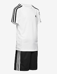 adidas Sportswear - adidas Designed 2 Move Tee and Shorts Set - white/black - 3