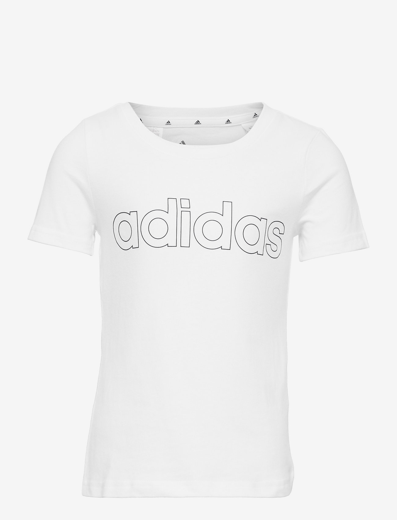 adidas Sportswear - adidas Essentials T-Shirt - short-sleeved t-shirts - white/black - 0