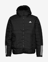 adidas Sportswear - Itavic 3-Stripes Light Hooded Jacket - Žieminės striukės - black - 0