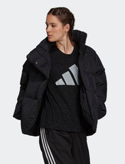 adidas Sportswear - Big Baffle Down Jacket W - gefütterte & daunenjacken - black - 3