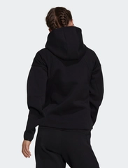 adidas Sportswear - W Z.N.E FZ - hoodies - black - 3