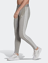 adidas Sportswear - ESSENTIALS 3-STRIPES LEGGINGS - leggings - mgreyh/white - 0