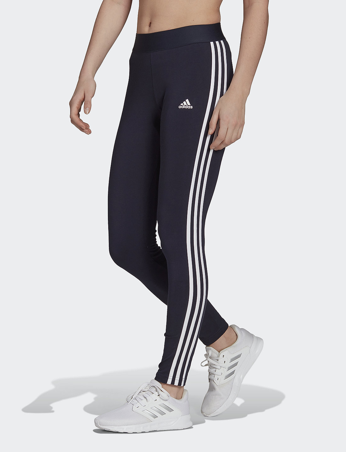 Adidas leggings with sales adidas on leg