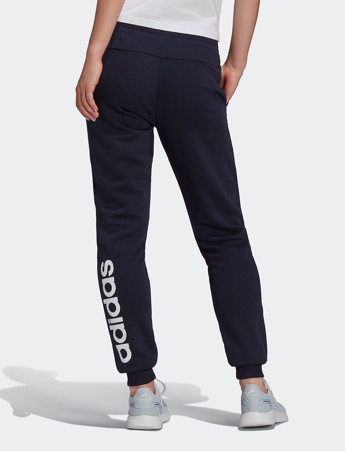 Adidas linear pants womens sales