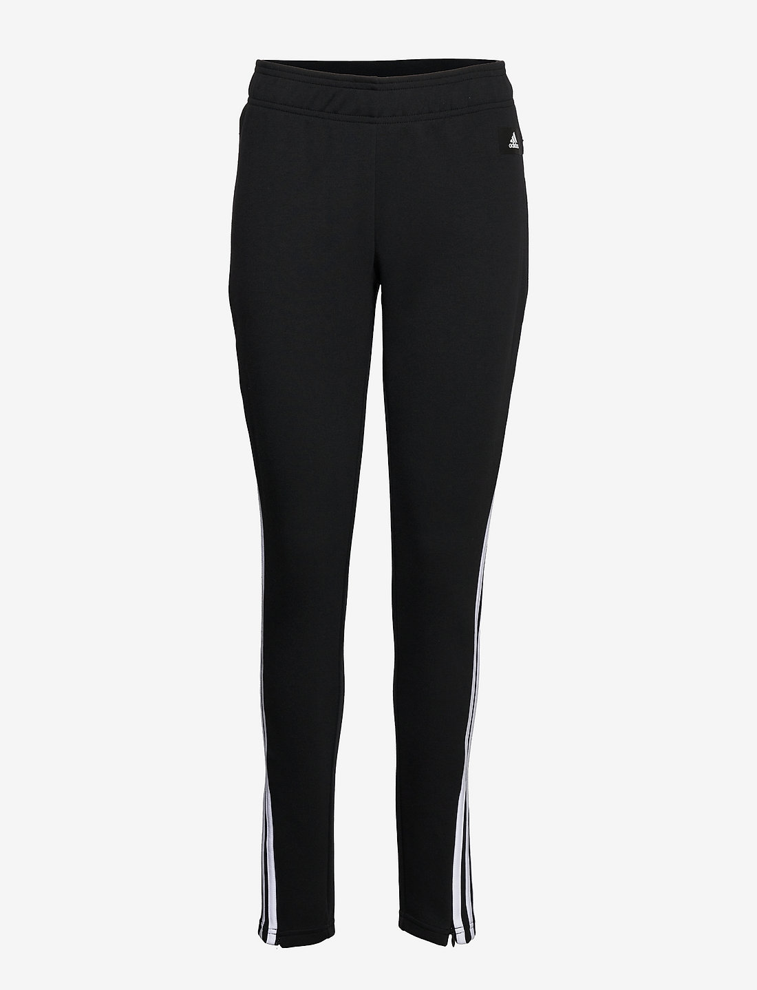 Adidas womens 3 stripe pants black sales