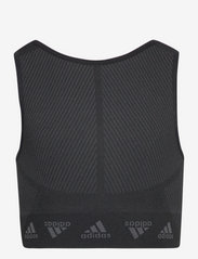 adidas Sportswear - adidas AEROKNIT Training Seamless Cropped Tank Top - die niedrigsten preise - black/gresix - 0