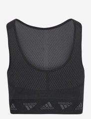 adidas Sportswear - adidas AEROKNIT Training Seamless Cropped Tank Top - mažiausios kainos - black/gresix - 1