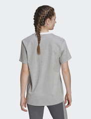 adidas Sportswear - ESSENTIALS 3-STRIPES T-SHIRT - t-shirts - mgreyh/white - 3