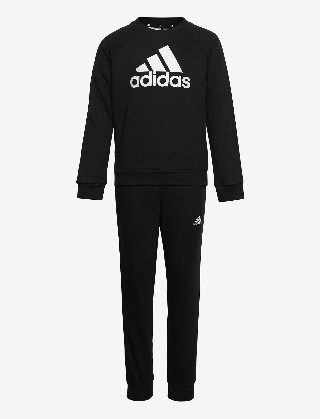 adidas Sportswear - LK BOS JOG FT - sportiniai kostiumai - black/white - 0