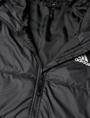 adidas Sportswear - BSC 3-Stripes Hooded Insulated Jacket - vinterjackor - black - 2