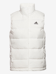 adidas Sportswear - W HELIONIC VEST - vadderade västar - white - 0