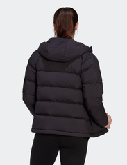 adidas Sportswear - Helionic Hooded Down Jacket - down- & padded jackets - black - 3