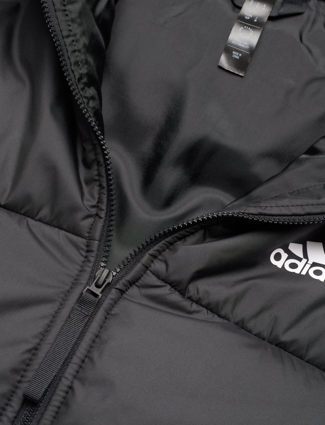 adidas Sportswear Bsc 3-stripes Puffy Hooded Jacket – jacken & mäntel –  einkaufen bei Booztlet