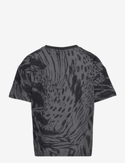 adidas Sportswear - Future Icons Hybrid Animal Print Cotton Regular T-Shirt - lyhythihaiset t-paidat - gresix/black/white - 1