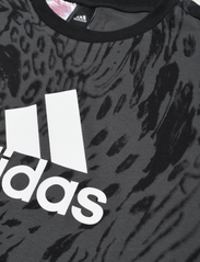 adidas Sportswear - Future Icons Hybrid Animal Print Cotton Regular T-Shirt - lyhythihaiset t-paidat - gresix/black/white - 3
