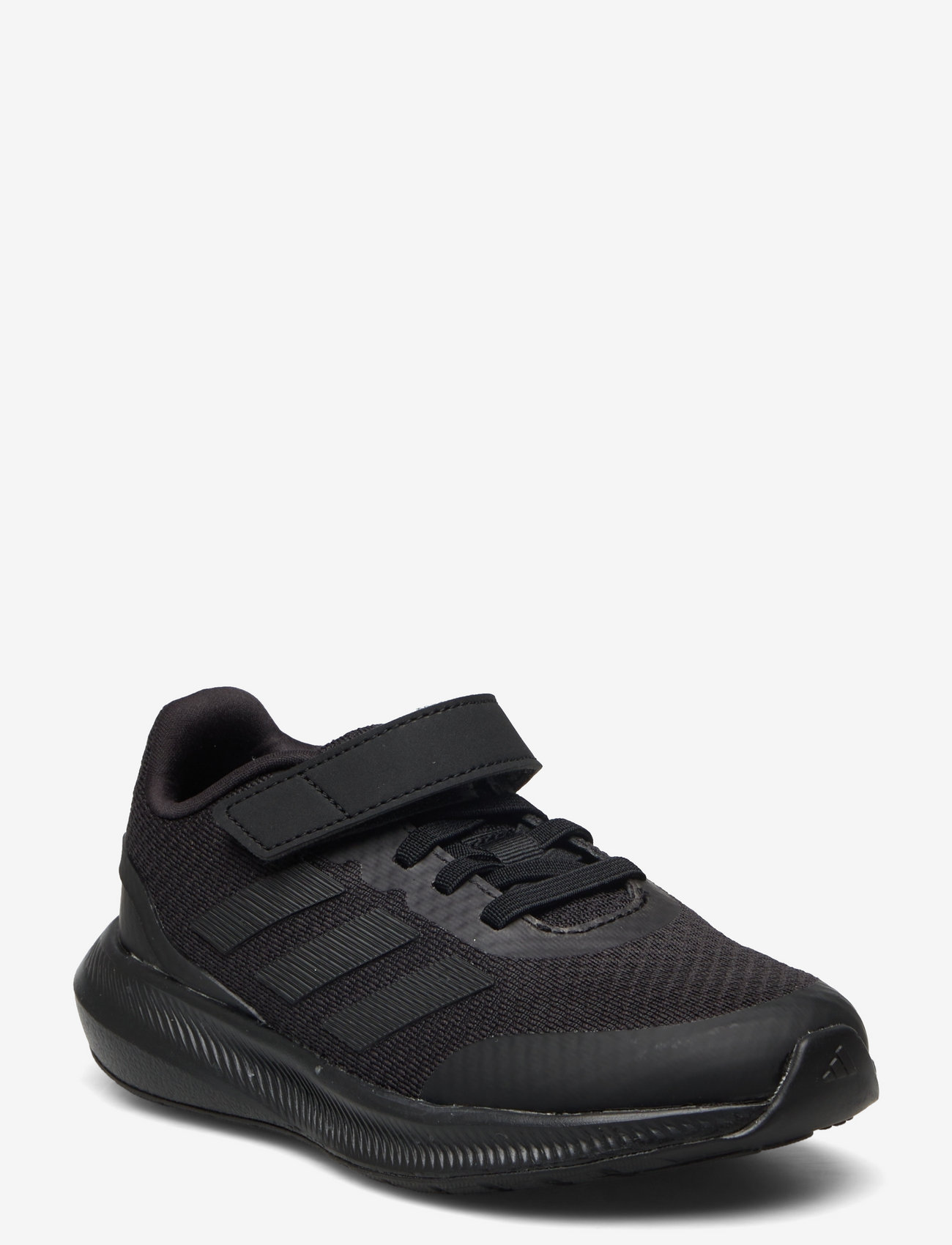 adidas Sportswear - RunFalcon 3.0 Elastic Lace Top Strap Shoes - najniższe ceny - cblack/cblack/cblack - 0