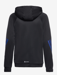 adidas Sportswear - U TI HOODIE - hupparit - black/white/selufu/lu - 1