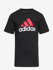 adidas Sportswear - U BL 2 TEE - short-sleeved t-shirts - black/betsca/white - 0