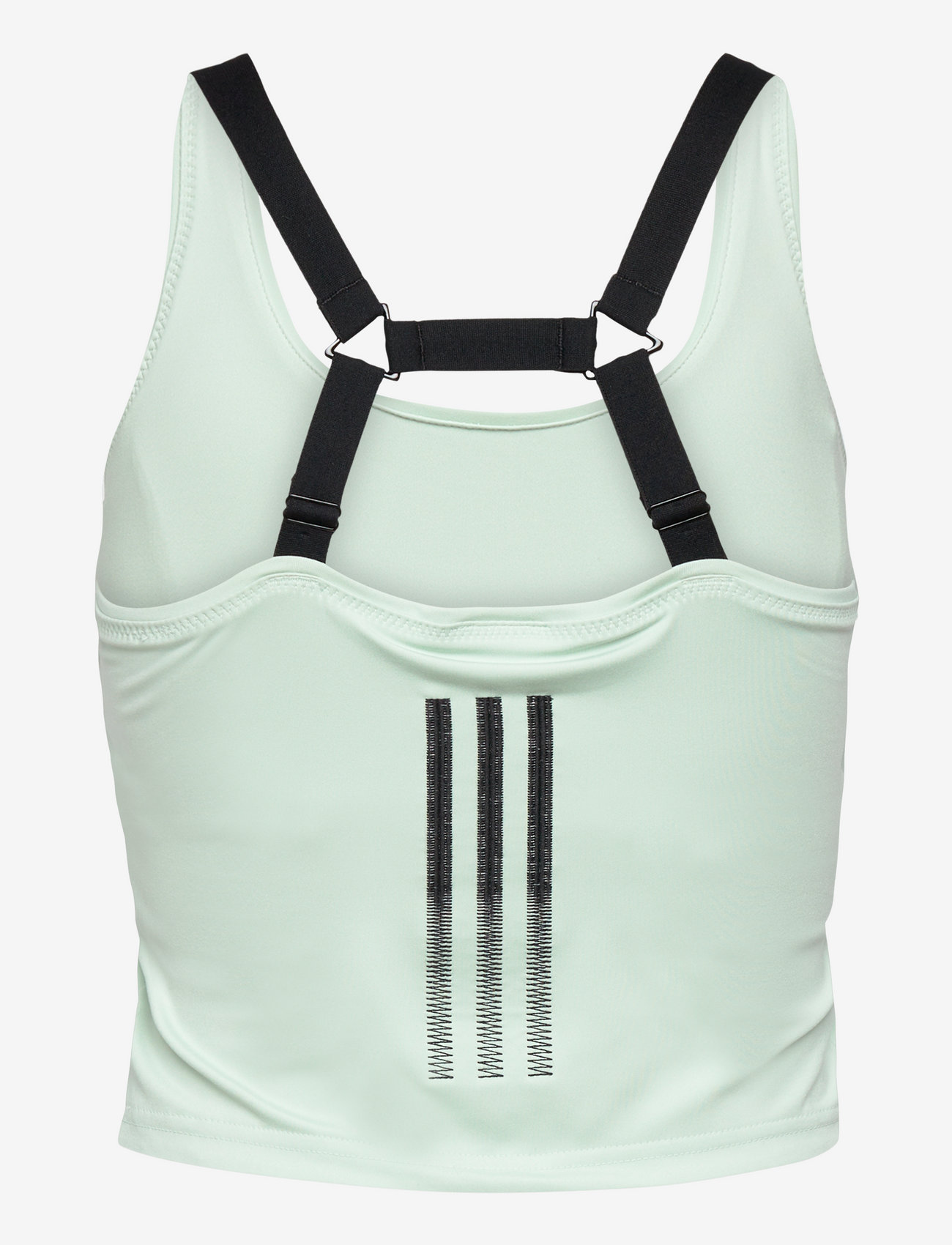 adidas Sportswear - Parley Run for the Oceans Cropped Tank Top - navel shirts - lingrn - 1