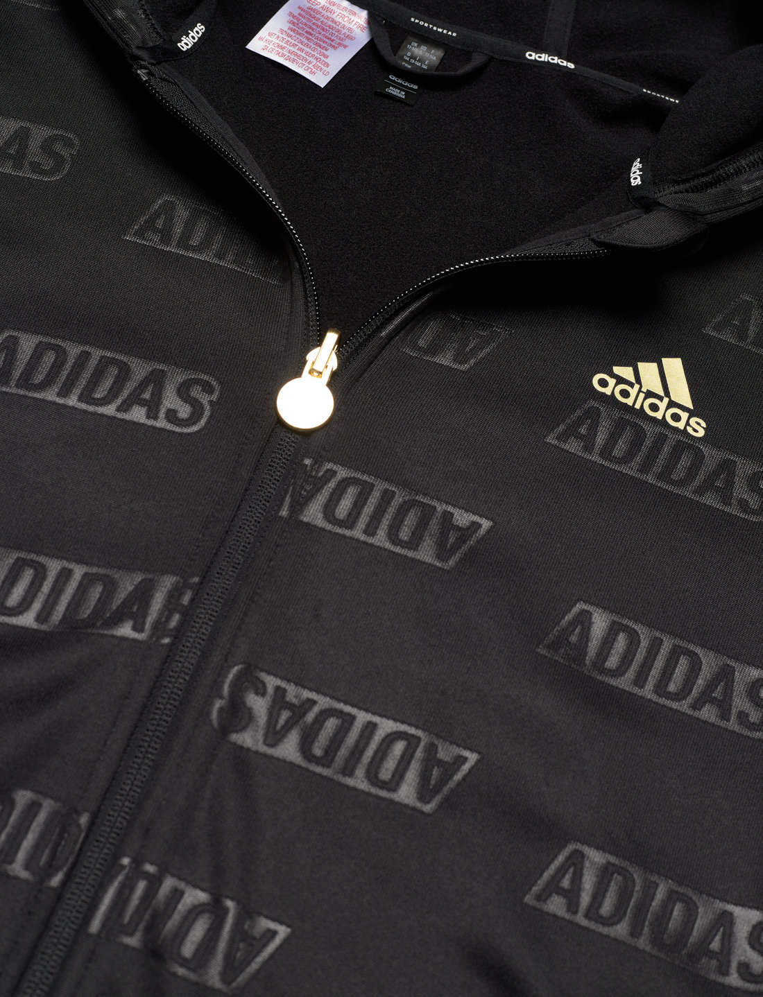 Black and gold adidas hoodie cheap