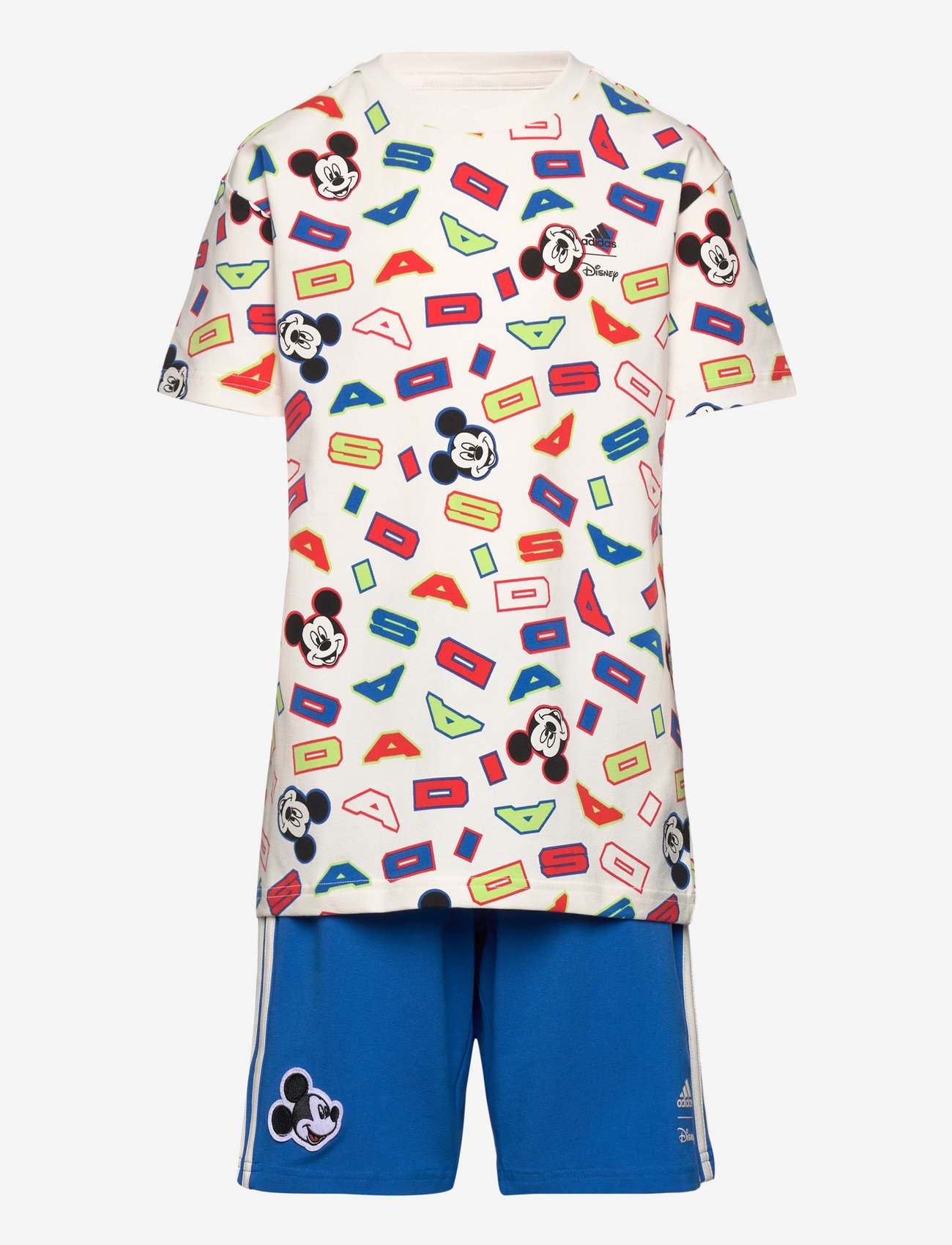adidas Sportswear - LK DY MM T SET - sets met t-shirt met korte mouw - cwhite/black/pullim/b - 0